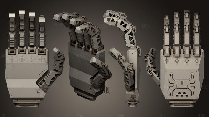 Механическая рука 3d stl модель для ЧПУ